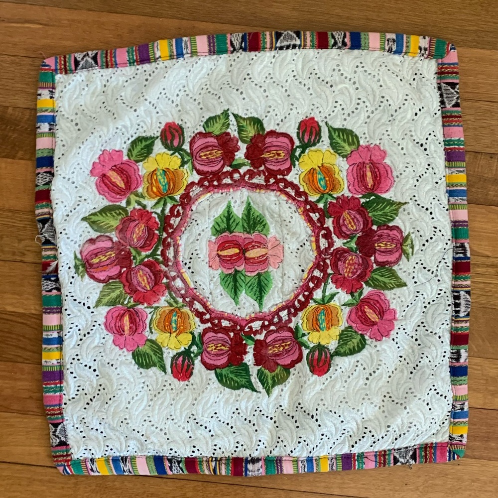 Boho style accent pillow case